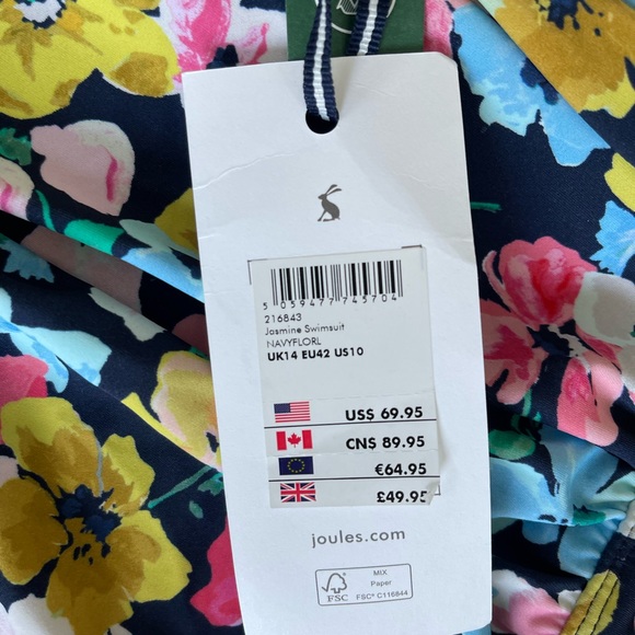 NWT joules bathing suit - Picture 2 of 2